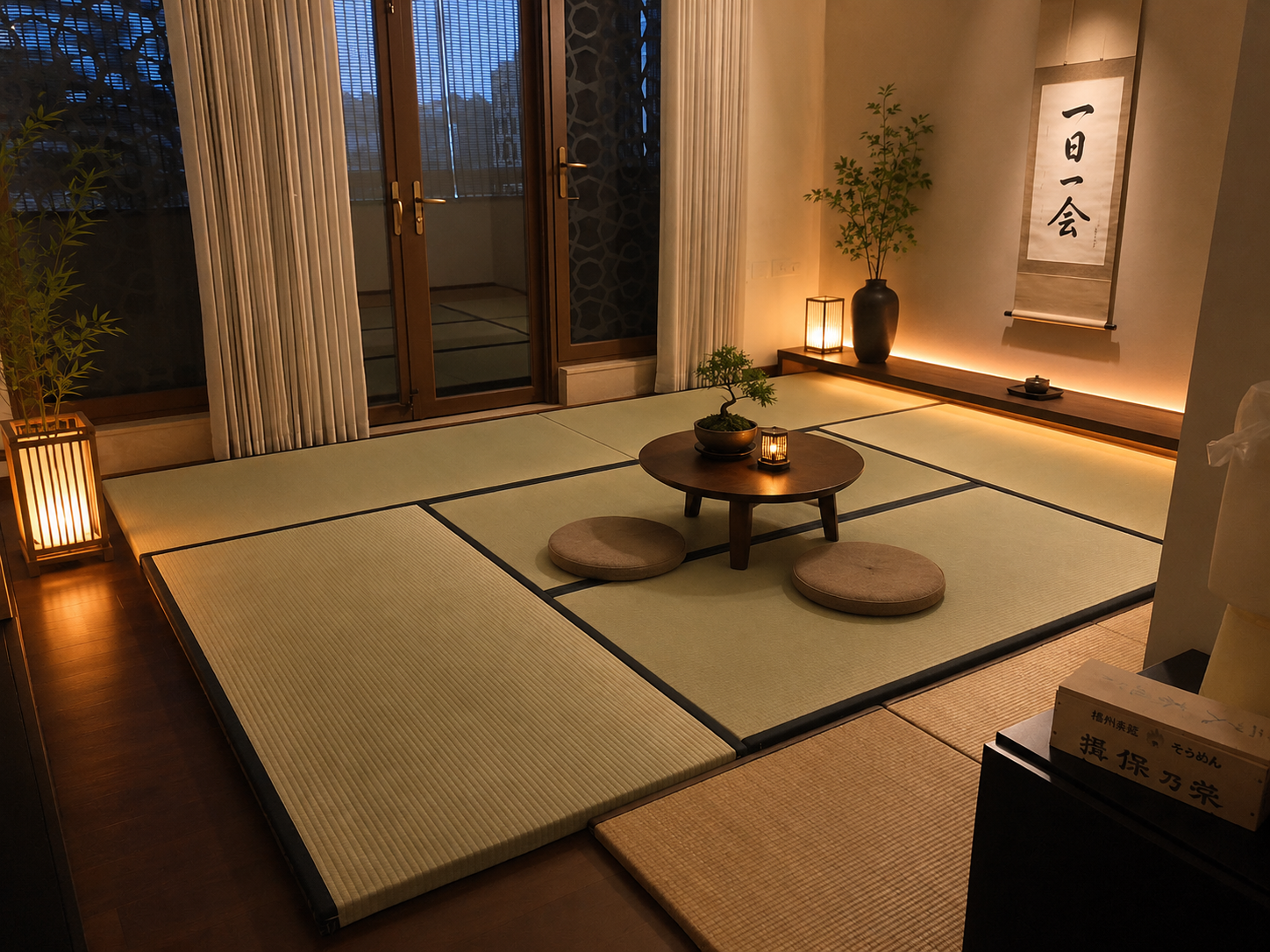 Room after tatami installation