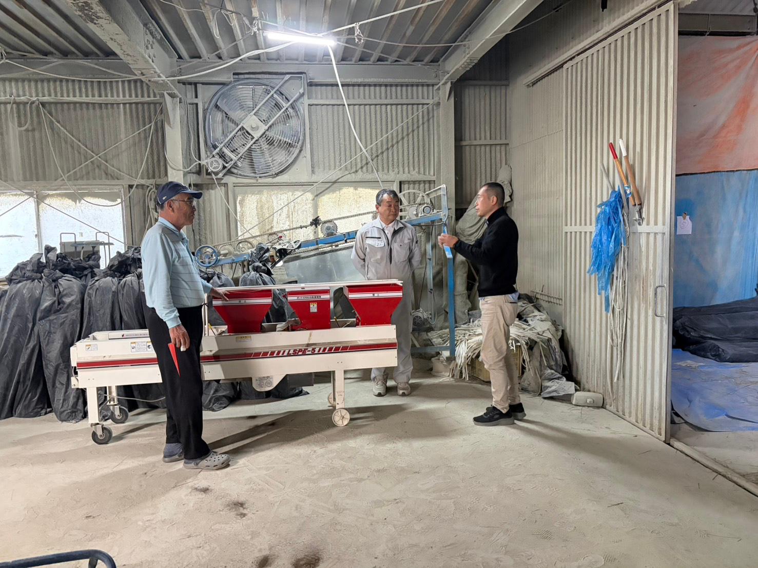 Inside the workshop